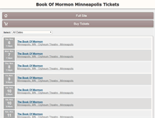Tablet Screenshot of bookofmormonminneapolis.com